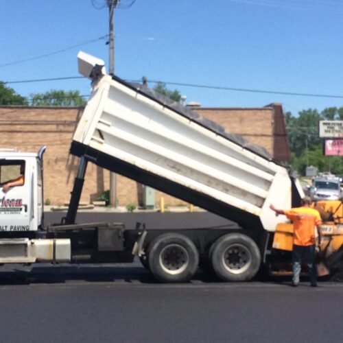 Our asphalt company doing the job right here in Bridgeview
