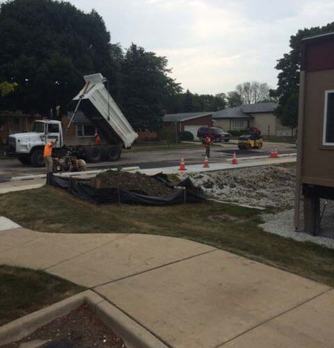 American Sealcoating & Maintenance working hard on asphalt repair