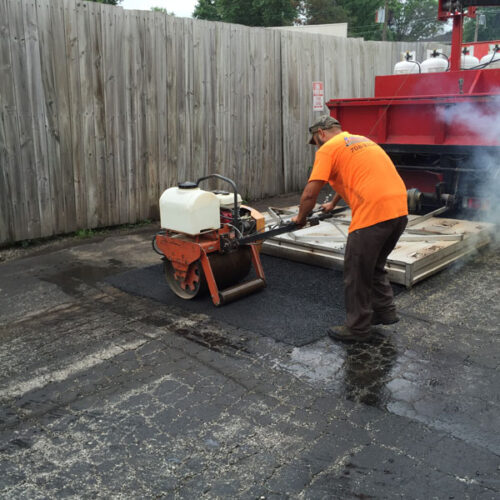 High quality asphalt repair in Bridgeview from American Sealcoating & Maintenance